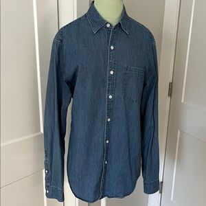 J. Crew Denim Casual Button-Down Shirt